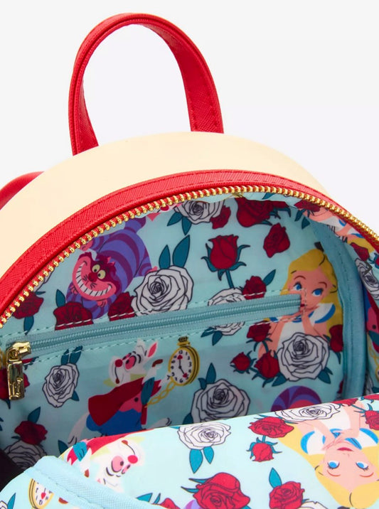 Loungefly Disney Alice in Wonderland Color Changing Roses Mini Backpack