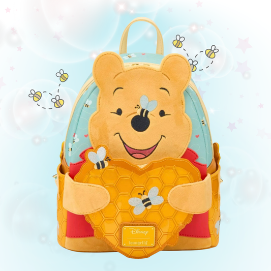 Loungefly Disney Winnie the Pooh Honey Heart Honey Scented Mini Backpack