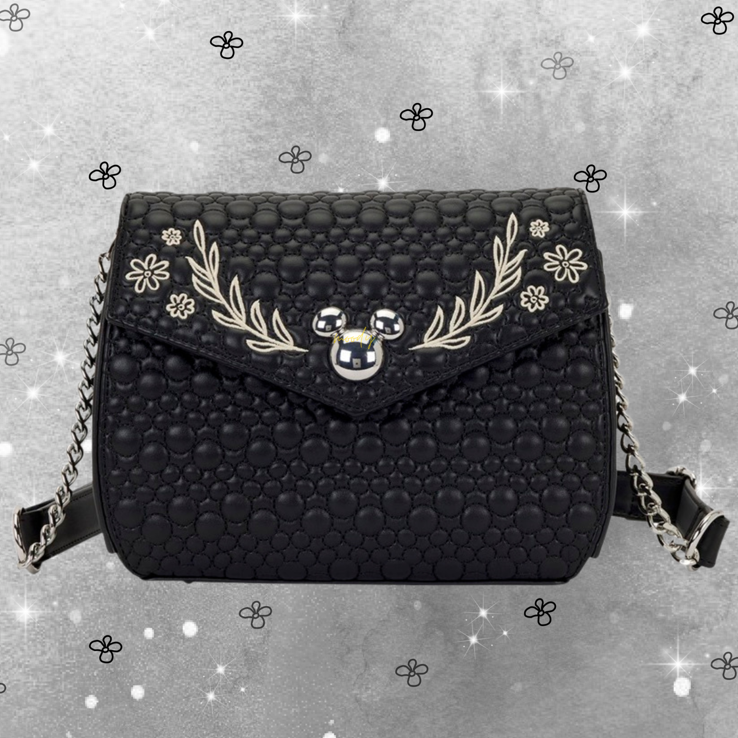 Loungefly Mickey Mouse Artist Sketch Crossbody Bag