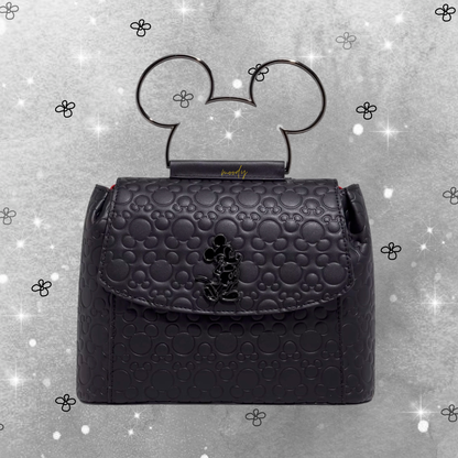Loungefly Disney Mickey Mouse Debossed Silhouette Crossbody Bag
