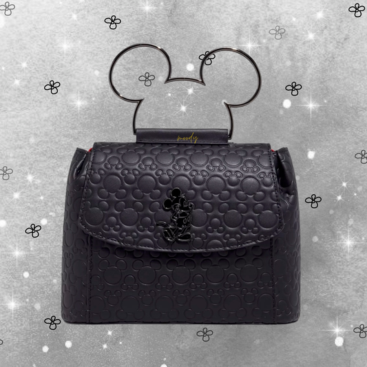 Loungefly Disney Mickey Mouse Debossed Silhouette Crossbody Bag
