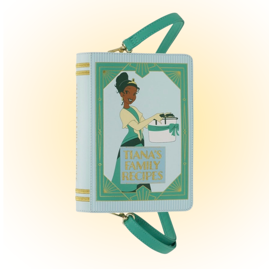 Princess and the Frog Princess Tiana Recipe Book Crossbody Bag