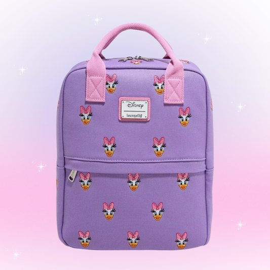 Loungefly Disney Daisy Duck Allover Print Mini Backpack