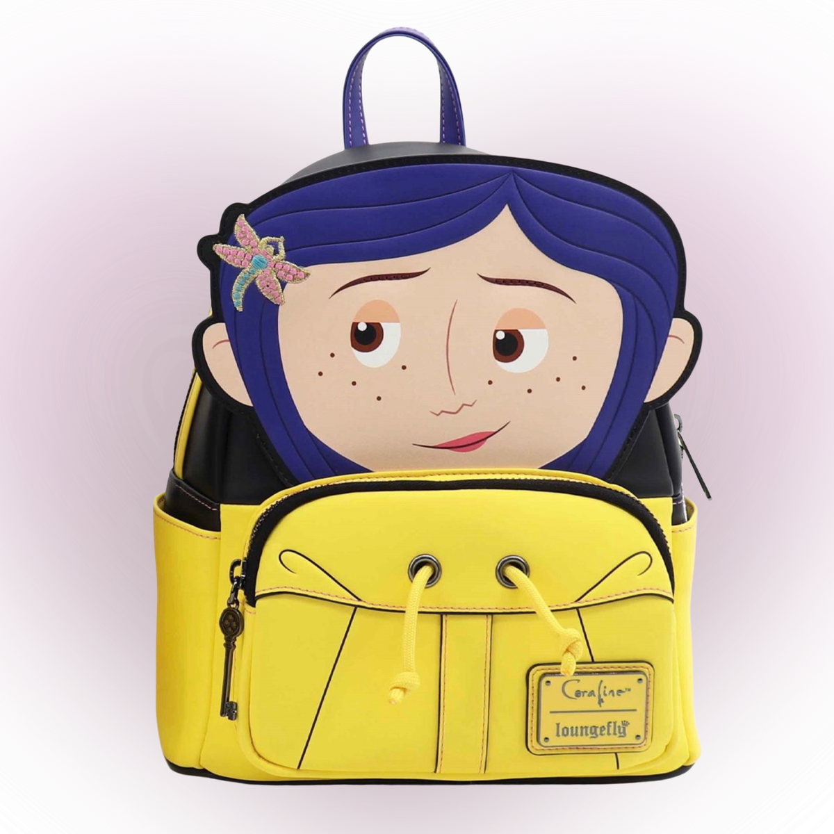 Coraline Raincoat Cosplay Mini-Backpack