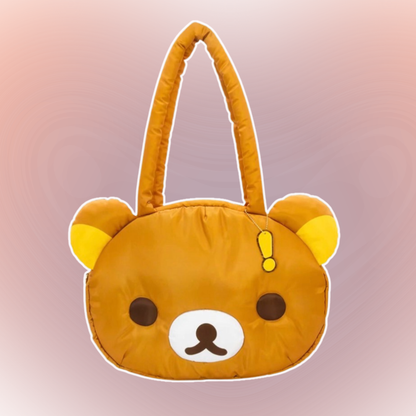 Rilakkuma Head Padded Crossbody Bag