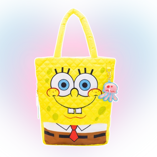 SpongeBob SquarePants Quilted Nylon Oversized Tote Bag
