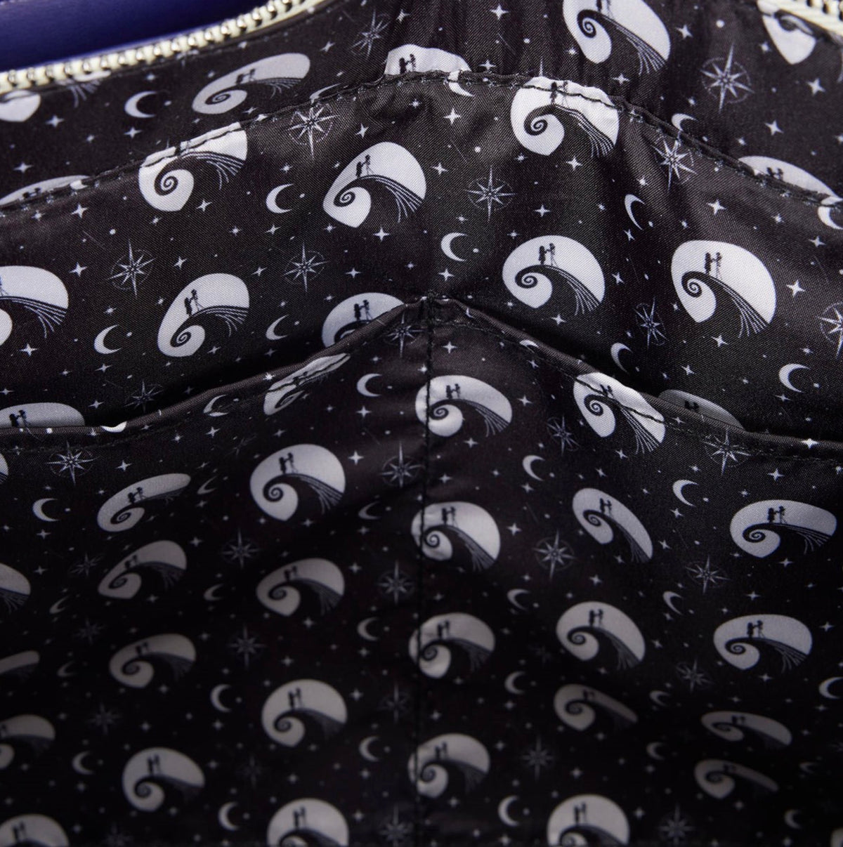The Nightmare Before Christmas Jack Skellington and Sally Night Sky Convertible Backpack & Tote Bag