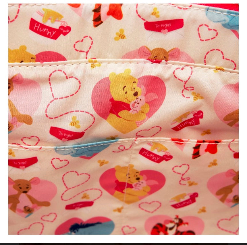 Winnie the Pooh and Friends Love Convertible Tote Bag