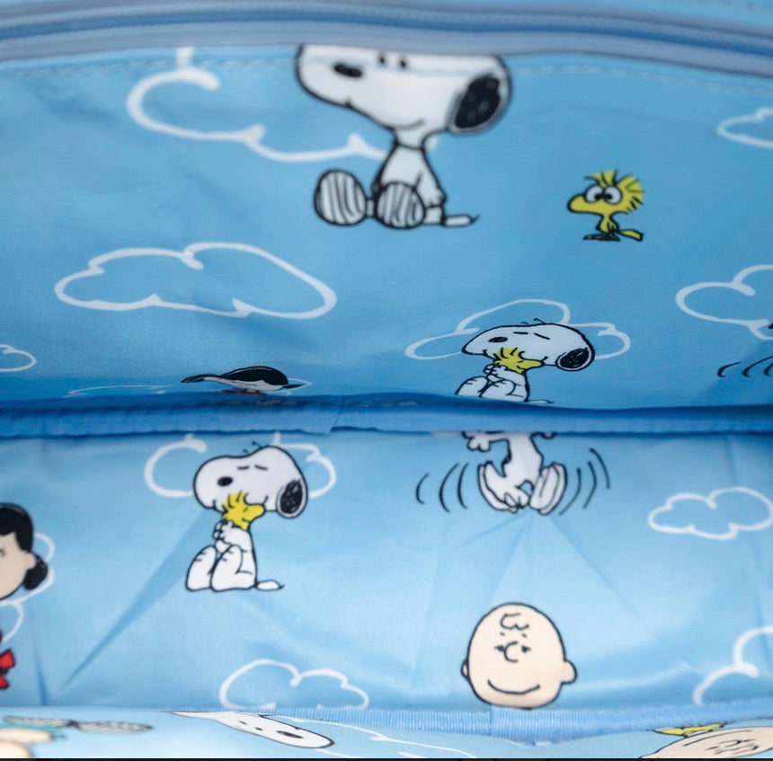 Peanuts Snoopy Happiness Is A Good Friend Bowler Crossbody Bag