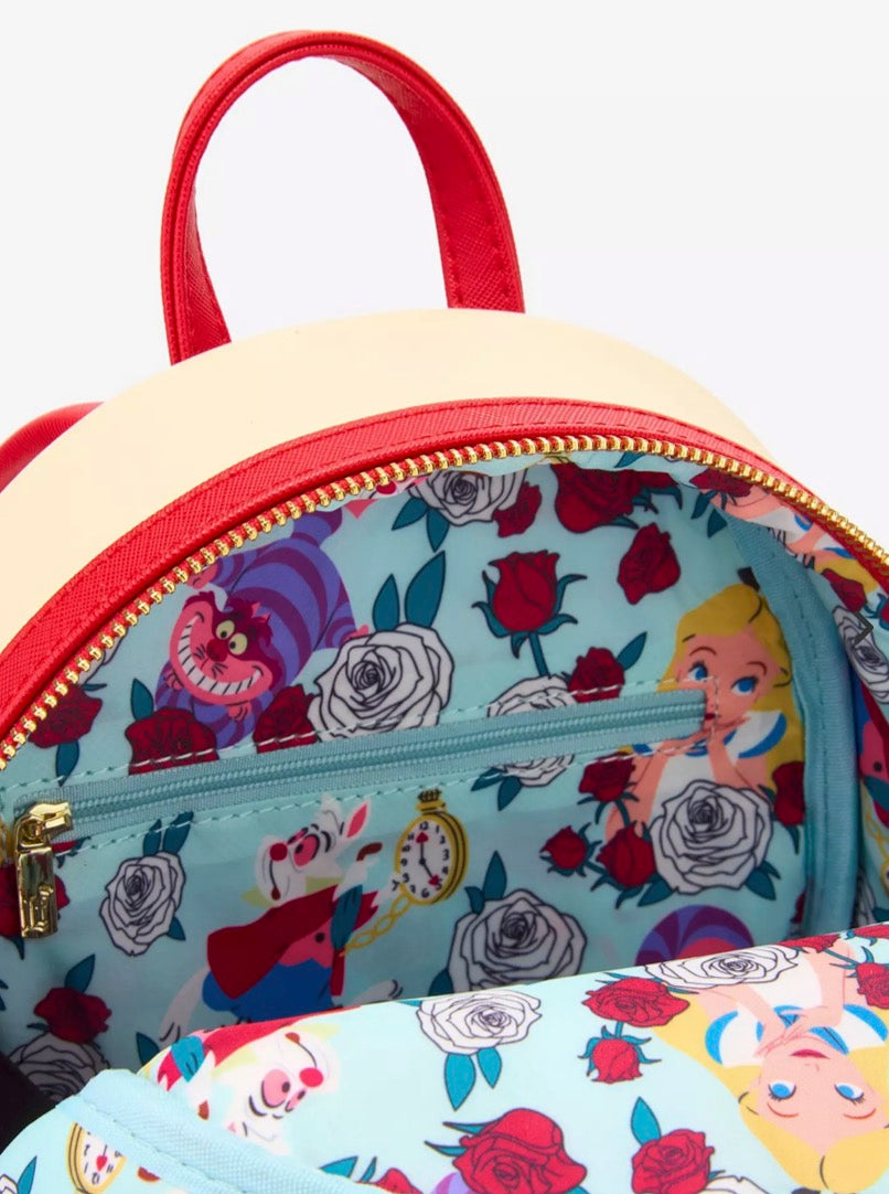 Loungefly Disney Alice in Wonderland Color Changing Roses Mini Backpack