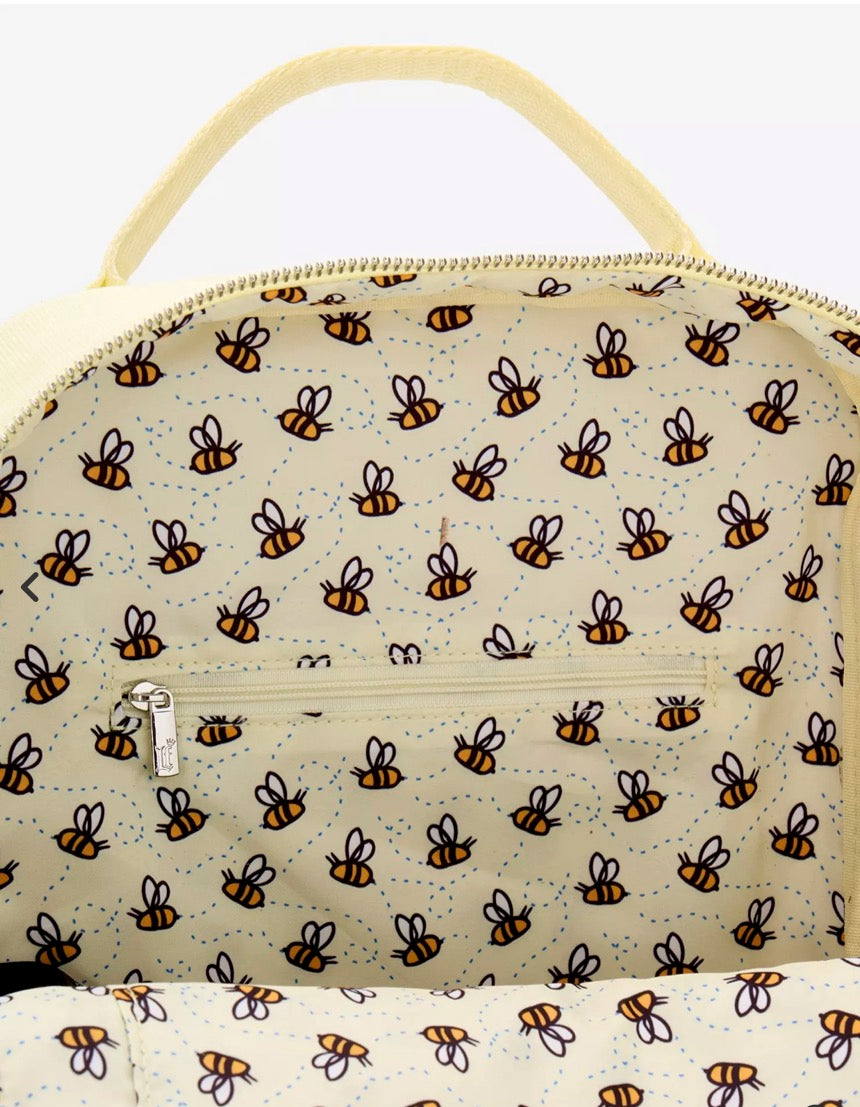 Winnie the Pooh Embroidered Characters Canvas Mini Backpack