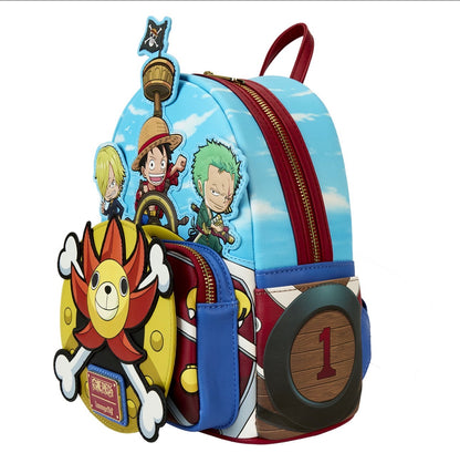 One Piece Thousand Sunny Ship Mini Backpack