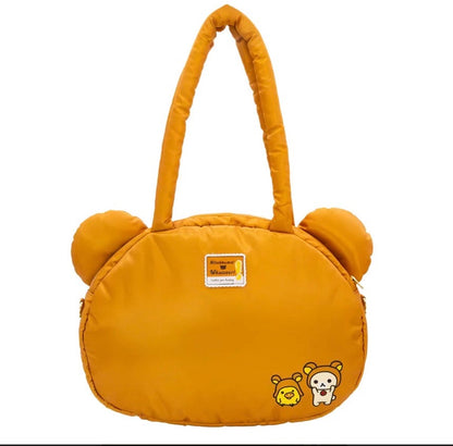 Rilakkuma Head Padded Crossbody Bag