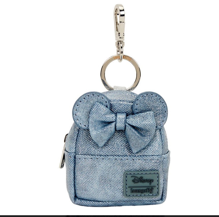 Minnie Mouse Glitter Mystery Mini-Backpack Keychain Charm