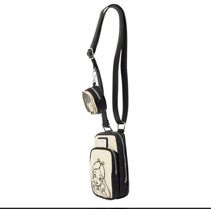 Alice in Wonderland Cell Phone Sling Crossbody Bag