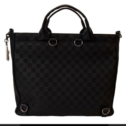 Disney Mickey Ear Checkerboard Convertible Tote Bag
