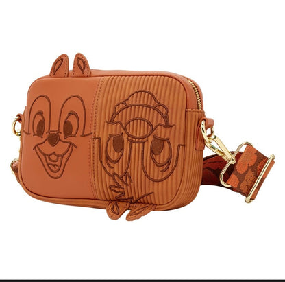Chip 'n' Dale Corduroy Sling Crossbody Bag with Coin Bag