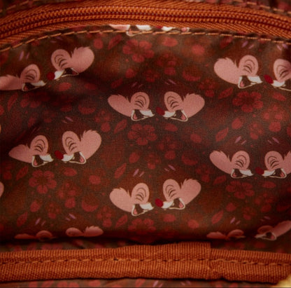 Chip 'n' Dale Corduroy Sling Crossbody Bag with Coin Bag