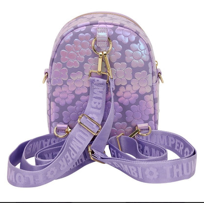 Bambi Floral Micro-Mini Convertible Backpack