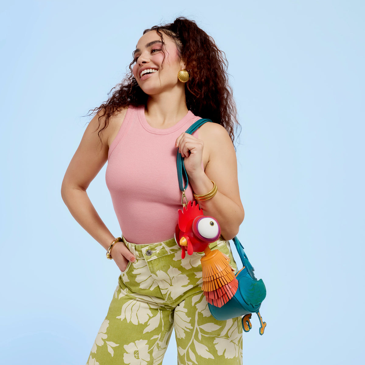 Moana Hei Hei Figural Crossbody Bag