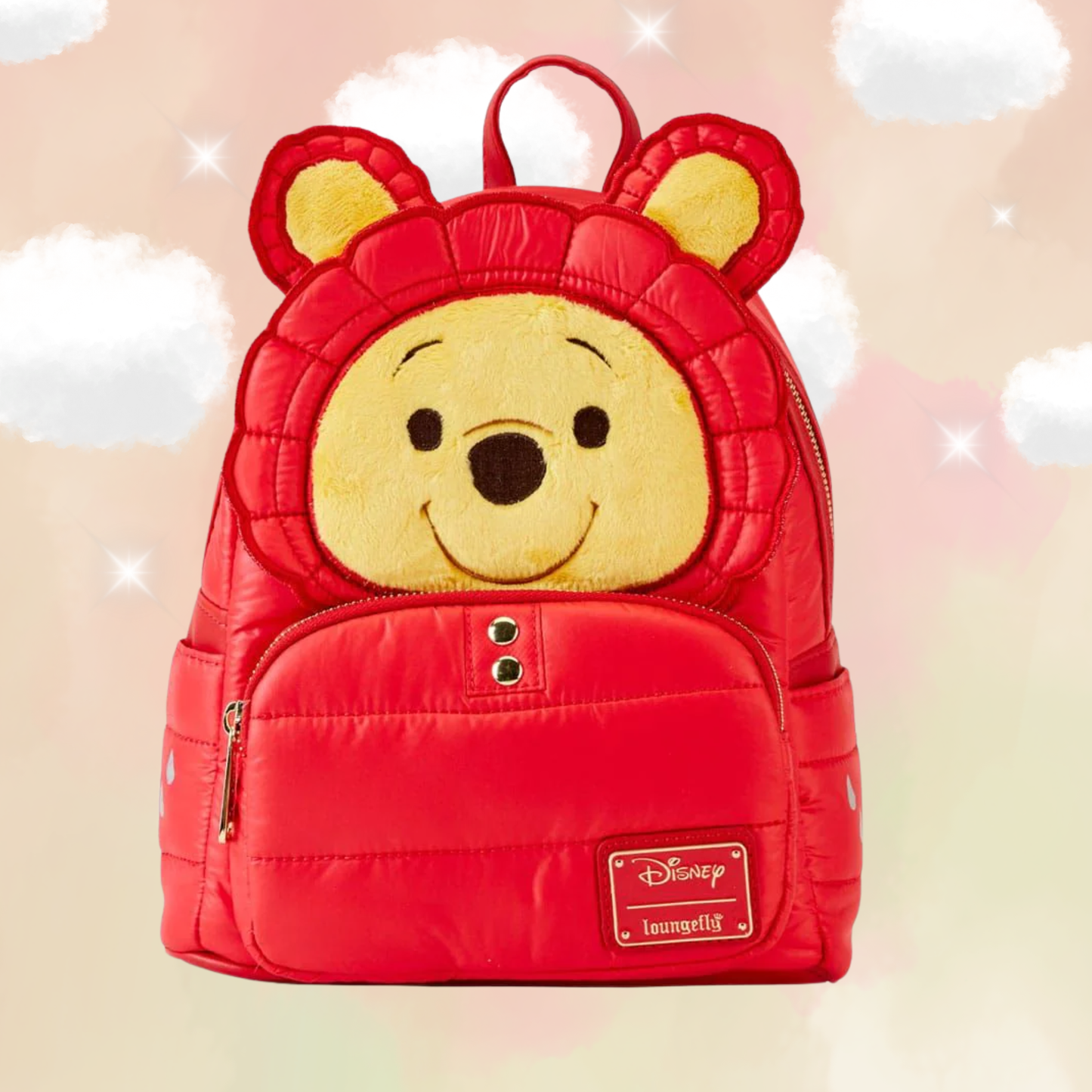 Winnie The Pooh-Puffer Jacket-Cosplay