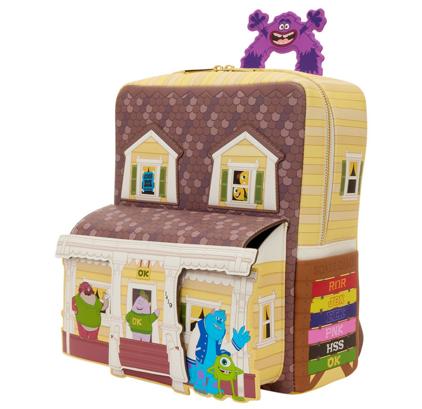 Monsters University Oozma Kappa House Figural Mini-Backpack