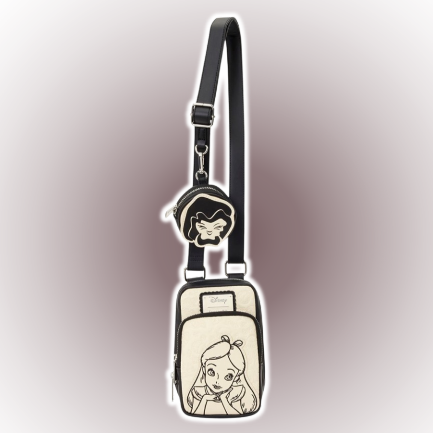 Alice in Wonderland Cell Phone Sling Crossbody Bag