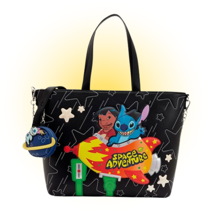 Lilo &amp; Stitch Space Adventure Glow-in-the-Dark Tote Crossbody Bag
