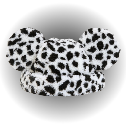 Dalmatian Print Mickey Sherpa Beanie