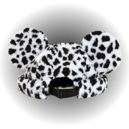 Dalmatian Print Mickey Sherpa Beanie