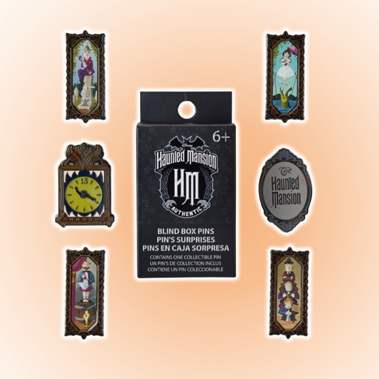 Haunted Mansion Portrait Mystery Box Pin