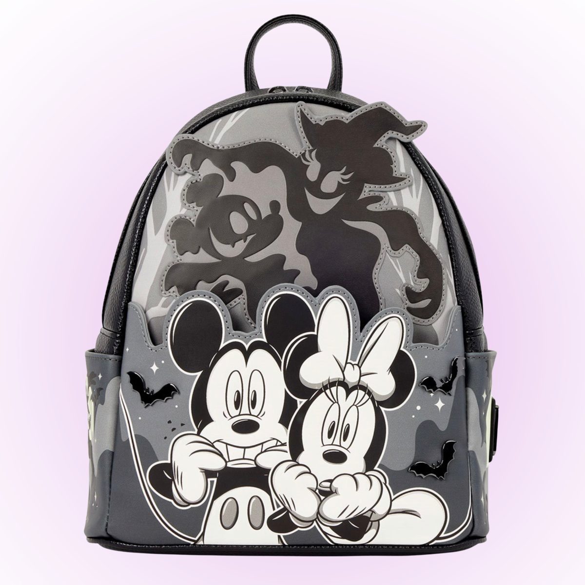 Disney Mickey & Minnie Ghost Light-Up Glow-in-the-Dark Mini-Backpack