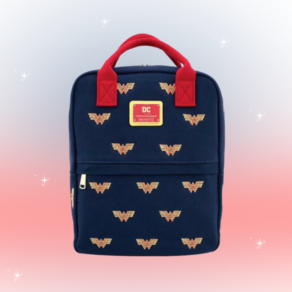 Loungefly Wonder Woman Icon Canvas Mini Backpack