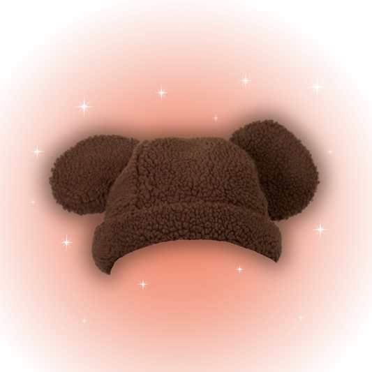 Mickey Sherpa Beanie-Chocolate